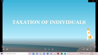 Taxation of Individuals [upl. by Uok]