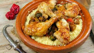 Recette  Tajine de poulet à la marocaine [upl. by Brodsky]