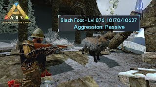 ARK Mobile  Taming LVL 900 Dire Wolf  Farming HideChitin ark arkmobile [upl. by Nahem]