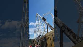 my brothers went on Hypera at thorpe park The tallest and fastest ride in the UK [upl. by Zebadiah]