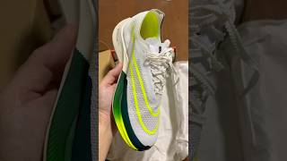 Nike ZoomX Streakfly Road Racing Shoes WhiteVoltGreen nike streakfly roadrunning [upl. by Akcirred171]