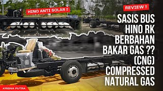 SASIS HINO RK1JSNL BERBAHAN BAKAR GAS  INI DIA SASIS HINO ANTI SOLAR [upl. by Ahsekal]