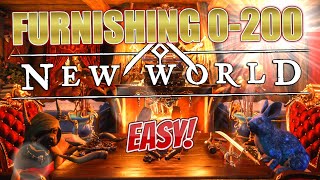 New World  The Ultimate Furnishing Leveling Guide [upl. by Brownley237]