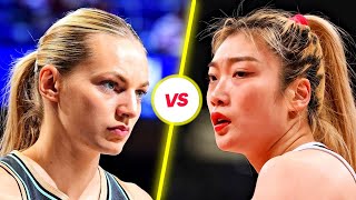 MARINE JOHANNES vs LI MENG  New York Liberty vs Washington Mystics [upl. by Pry]