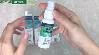 Xịt Họng Sinh Học BD Ferm Bio Spray 30ml Hàn Quốc  Lá Chắn Bảo Vệ Sức Khỏe Trong Dịch Covid [upl. by Nalyd]