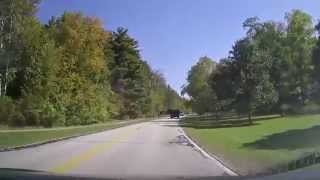 Driving through the Cleveland Metroparks from Cleveland to Brecksville OH [upl. by Agler]