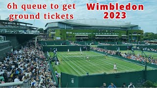 Wimbledon 2023 ground tickets  when and where is the best to start queuing [upl. by Nylirret]