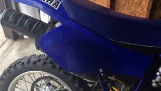 TTR250 idle and rev after re jetting carb [upl. by Namzed]