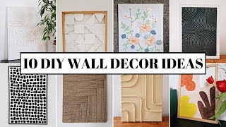 10 Easy DIY Textured Wall Art Ideas Transform Your Space [upl. by Moss16]