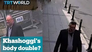 Khashoggis body double appears in footage CNN [upl. by Atikat]