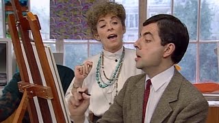 Art Class With Bean  Mr Bean Live Action  Funny Clips  Mr Bean [upl. by Eentrok]