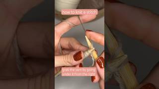 Knitting for beginners pt 3 how to knit stitches [upl. by Lerad687]