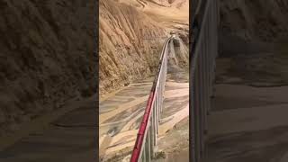 The world’s highest train line railway views china shorts viral train [upl. by Dranyl816]