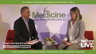 FX Medicine LIVE at the 7th BioCeuticals Research Symposium Andrew speaks with Dr Janet Schloss [upl. by Nema131]