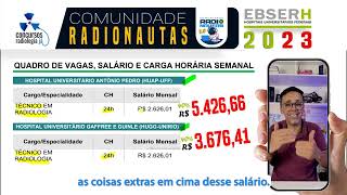 RJ e EBSERH 2023  Vagas para Técnico e Tecnólogo em Radiologia em todo Brasil↴ [upl. by Ellard17]