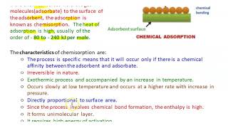 Define and explain chemisorption [upl. by Atnauq]