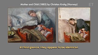 Mother and Child 1883 by Christian Krogh Norway [upl. by Atiek304]