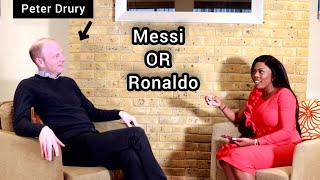 The most beautiful answer on Messi OR Ronaldo by Peter Drury 🙌 [upl. by Drus]