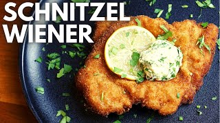 How to make a real Wiener Schnitzel  Veal Schnitzel Recipe [upl. by Aicirtam]