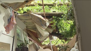 Tree falls on DeKalb County couples home  Friday 5p update [upl. by Veron338]