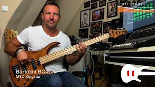 Bartolini BC4CX pickup  MTD Kingston bass [upl. by Alberik675]