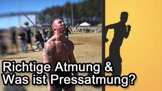 Was ist eine Pressatmung und wie geht die richtige Atemtechnik beim Training [upl. by Eenot]