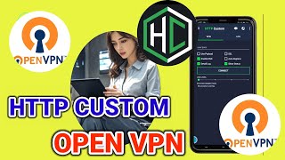 How to setup http custom vpn with open vpn server settings for Secure online browsing [upl. by Silevi]