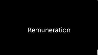 How to Pronounce Remuneration [upl. by Knoll]