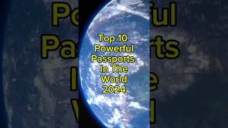 Top 10 Powerful Passports In The World  shortsvideo top10 ytshorts [upl. by Attolrahc829]