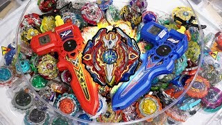 THE 100 BLADER TEST Ultimate Beyblade Challenge  Beyblade Burst GodEvolution [upl. by Norvol723]