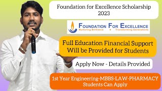 Foundation for Excellence ScholarshipTechnical CoursesAll Engineering StudentsApplyDineshprabhu [upl. by Ruff118]