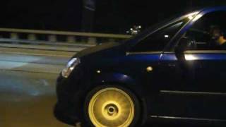 astra opc eds chip  downpipe  meriva c20let roll 40250kmh [upl. by Donell]