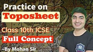 Ex2 Topography Practice for 2025  Toposheet Class 10 ICSE [upl. by Sontag]