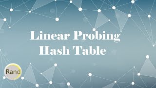 Linear Probing Hash Table [upl. by Ynned416]