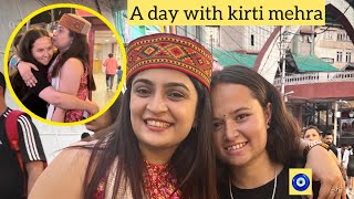 Kirti mehra in shimla KirtiMehra A day with her😍❤️ “EMOTIONAL 🥹” kirtimehra [upl. by Dnanidref]