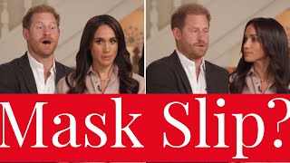 Did Meghan Markles Mask Slip in CBS Interview wPrince Harry Sussexes Marriage in Trouble [upl. by Yuille616]