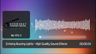 Echoing Buzzing Lights Ambience  HQ Sound Effect [upl. by Margaretha]