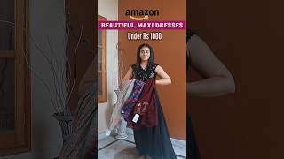 Partywear maxi dresses for women  western birthday dress mini haul amazon dress haul shorts [upl. by Law]