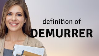 Demurrer — DEMURRER definition [upl. by Jaquenetta]