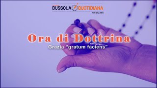 ORA DI DOTTRINA123  Grazia quotgratum faciensquot [upl. by Bianca698]