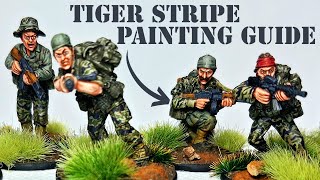 How to Paint 28mm US Vietnam Special Forces  Tiger Stripe  Empress Miniatures [upl. by Bible]