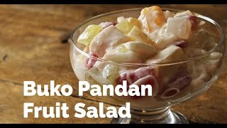 Buko Pandan Fruit Salad  Yummy Ph [upl. by Torruella]