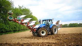 NEW HOLLAND T7270 I 8 plowhshare I PLOWING [upl. by Uhile390]