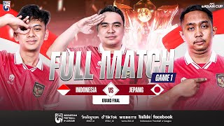 FULL MATCH FINAL GAME 1 INDONESIA VS JEPANG  AFC eASIAN CUP QATAR [upl. by Dayiz]