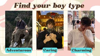 Find Your Ideal Boy Type Quiz ✨💜  Fun Personality Quiz [upl. by Surdna]