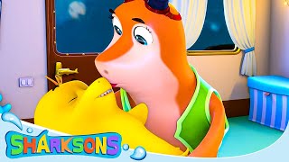 Mummy Shark Song  The Sharksons  Songs for Kids  Nursery Rhymes amp Kids Songs [upl. by Paapanen]