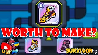 SSBOOTS WORTH TO MAKE  Survivorio Glacial Warboots Guide [upl. by Marten]