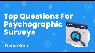 44 Psychographic Questions to Ask in Customer Surveys [upl. by Nakashima734]