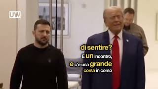 Incontro TRUMP  ZELENSKY tradotto in ITALIANO oggi NEW YORK 2024 [upl. by Virg534]