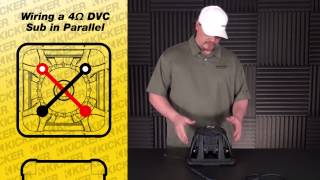 How to Wire Your Subwoofer Dual Voice Coil 2 ohm  1 ohm Parallel vs 4 ohm Series Configurations [upl. by Horten15]